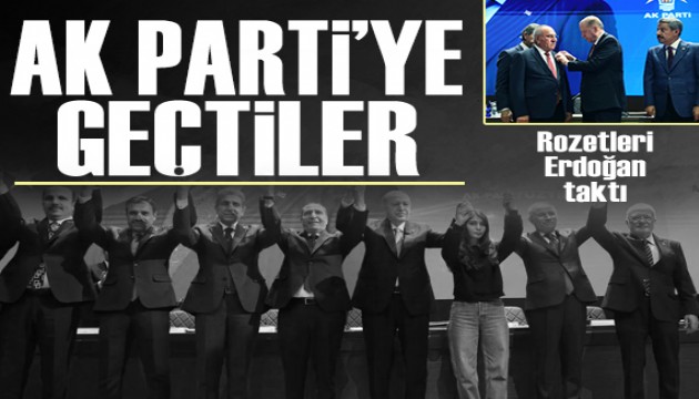 4 belediye başkanı Ak Parti'ye geçti