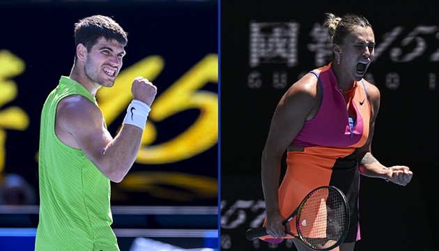 Alcaraz ve Sabalenka çeyrek finalde
