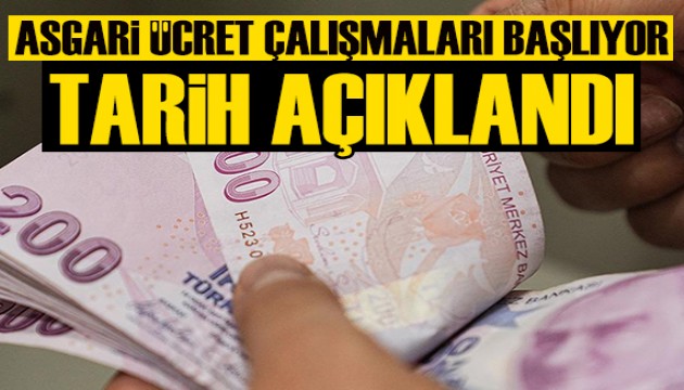Yeni asgari ücret çalışmaları başlıyor: Toplantı tarihi açıklandı
