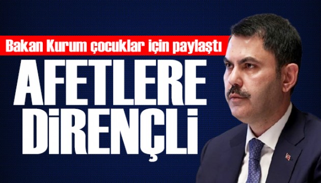 Deprem bölgesinde çalışmalar sürüyor! Bakan Kurum: Afetlere dirençli!
