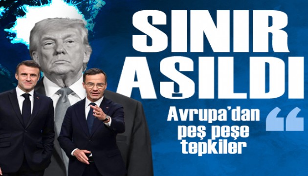 Trump'ın Grönland kararı sonrası Avrupa liderlerinden sert tepkiler