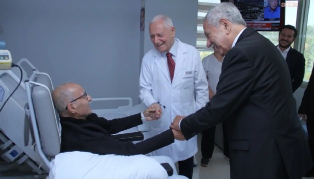 Bülent Arınç'tan CHP'li Hikmet Çetin'e ziyaret