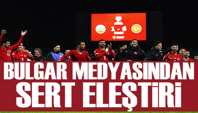 Bulgaristan'da milli takıma ağır eleştiri: Utanıyoruz
