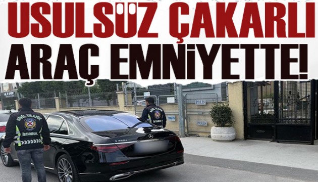 İstanbul'da usulsüz çakar kullanılan araçla ilgili gelişme: Bakan Yerlikaya açıkladı
