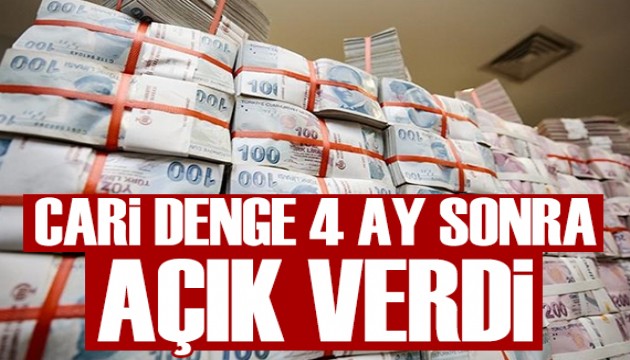 Naki Bakır yazdı: Cari denge dört ay sonra açık verdi