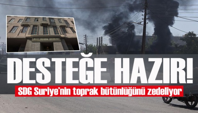 MSB: SDG Suriye’nin toprak bütünlüğünü zedeliyor