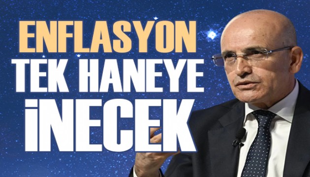 Bakan Şimşek: Enflasyon tek haneye inecek