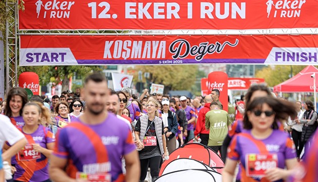 Bursa'da 4 bin kişi koştu