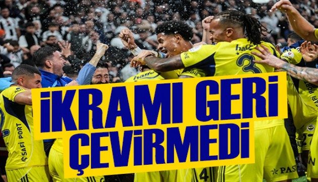 İkramı geri çevirmedi | Spor manşetleri