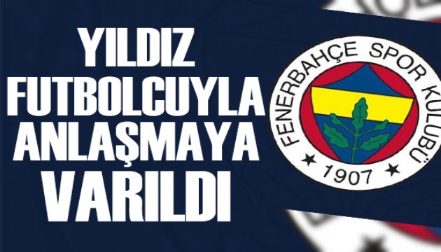 Fenerbahçe yıldız futbolcu ile anlaşmaya vardı!
