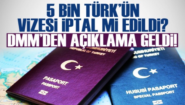 'İtalya 5 bin Türk'ün vize randevusunu iptal etti' iddiasına yalanlama