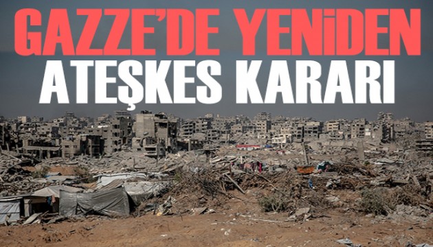 Gazze'de ateşkes yeniden uygulanıyor