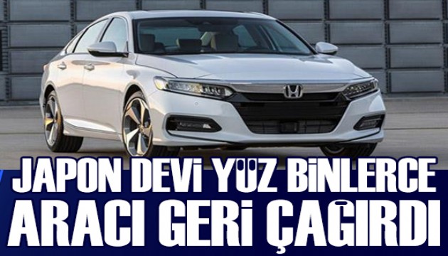 Japon devi yüz binlerce aracı geri çağırıyor!