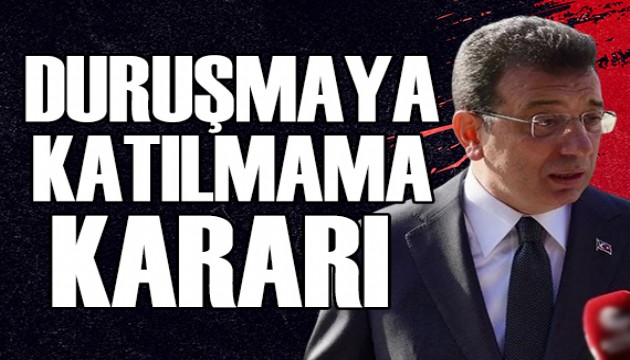 İmamoğlu'nun diploma davasında gerginlik