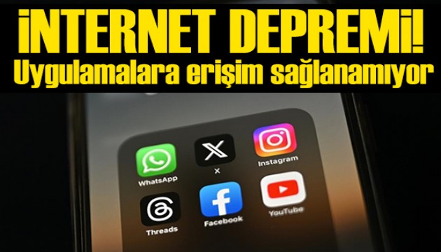 İnternet depremi! X, YouTube, Spotif... Cloudflare altyapısını kullanan uygulamalara erişim sağlanamıyor