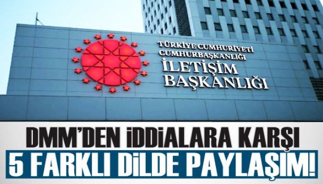 DMM'den, sosyal medyadaki asılsız iddialara karşı 5 dilde paylaşım