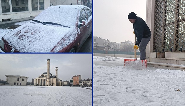 Kars beyaza büründü