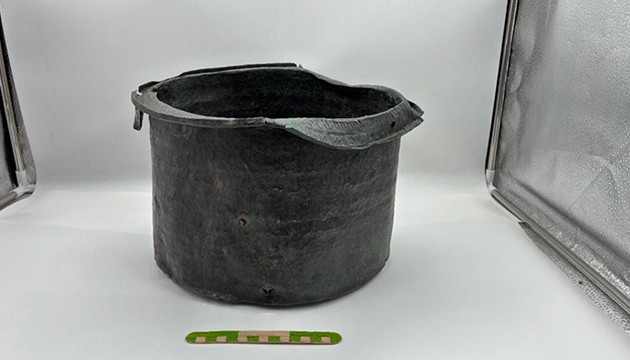 1400 yıllık kazan günyüzüne çıktı