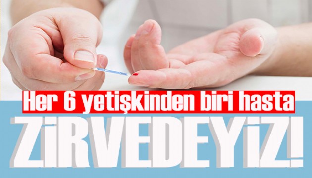 Türkiye diyabette Avrupa’nın zirvesinde: Her 6 yetişkinden biri hasta
