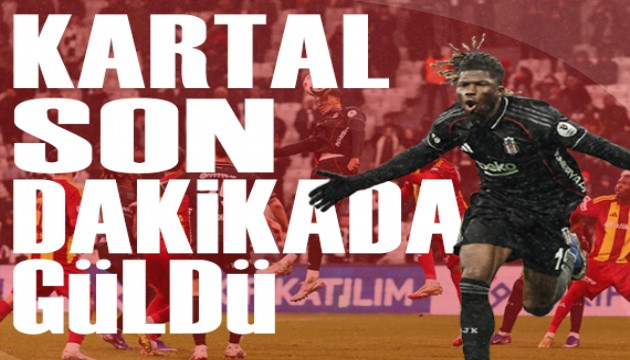 Kartal uzatmada güldü