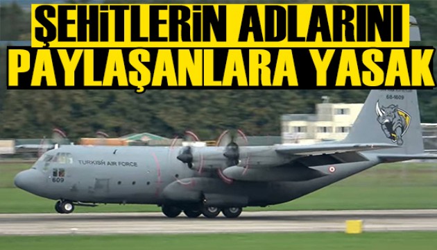 MSB duyurdu: Şehitlerin adını paylaşanlara yeni yasaklar