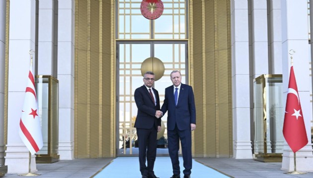 Cumhurbaşkanı Erdoğan, KKTC Cumhurbaşkanı Erhürman ile bir araya geldi