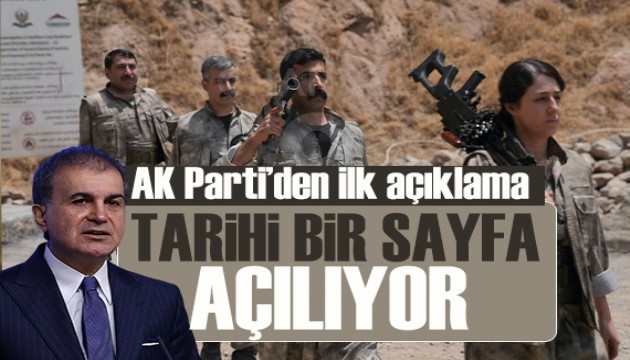 AK Parti’den PKK’nın silahları yakmasının ardından ilk açıklama: Kritik bir eşik geçildi