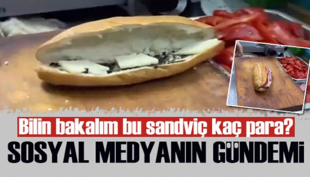 Sosyal medya Kapalıçarşı'daki sandviçi konuşuyor...