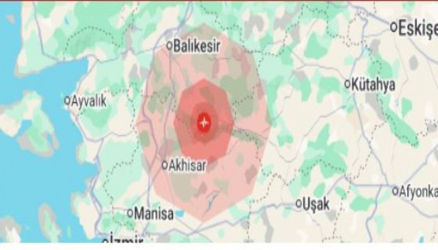 Sındırgı'da korkutan deprem