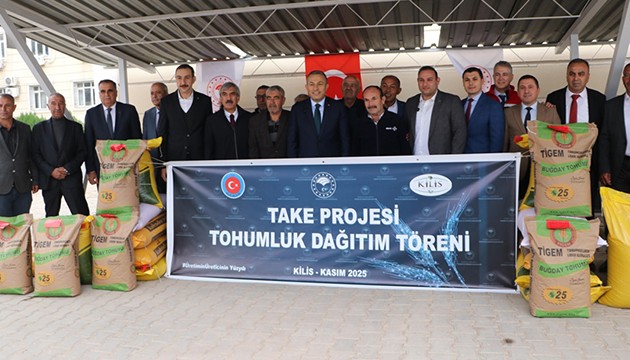 Çiftçilere 737 ton tohum dağıtıldı