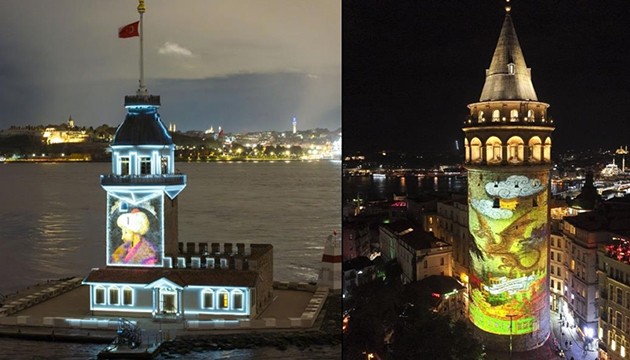 Simge yapılar böyle aydınlanıyor