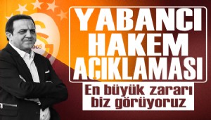 Galatasaray'dan yabancı hakem açıklaması: 'Türk hakemlerine güveniyoruz, 2 yıl önce talep ettik'