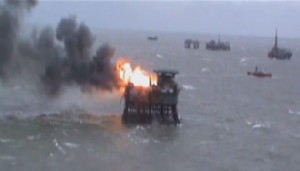 Rusya'ya ait petrol platformuna saldırı