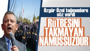 Özgür  Özel teğmenleri unutmadı: Rütbelerini takacağım!