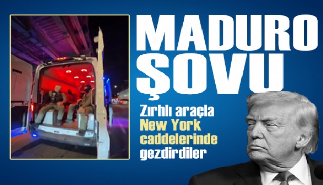 ABD'li askerlerden Maduro şovu: Zırhlı araçla New York caddelerinde gezdirdiler
