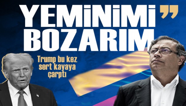 Trump sert kayaya çarptı: O sözlere yanıt sert oldu