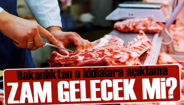 Bakanlık o iddiaya yanıt verdi: Et fiyatları artacak mı?