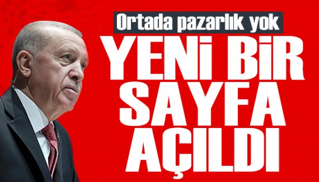 Gözler Erdoğan'ın konuşmasında! Erdoğan: Pazarlık söz konusu değil!