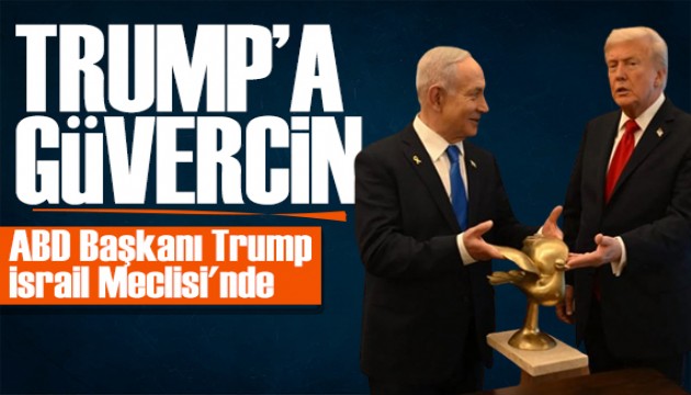 Trump İsrail'e geldi: Netanyahu'dan barış güvercini