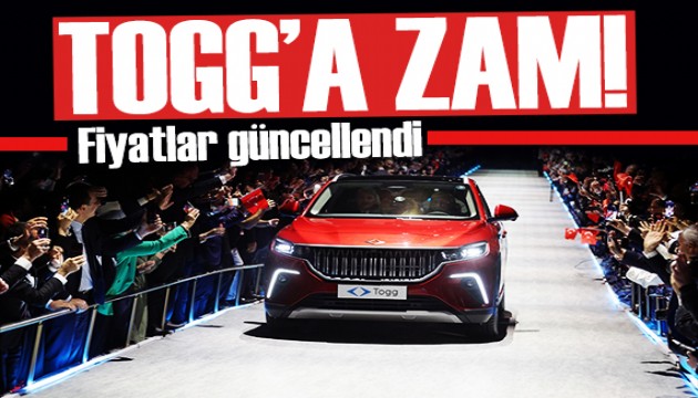 Togg'a ÖTV artışı! Fiyatlar güncellendi