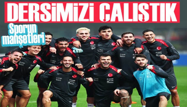 Milli Takım dersine çalıştı! Spor basını bugün ne yazdı? (11 Ekim)