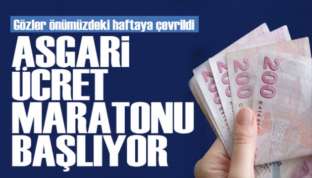 Milyonlarca çalışanı ilgilendiriyor! Asgari ücret maratonu başlıyor