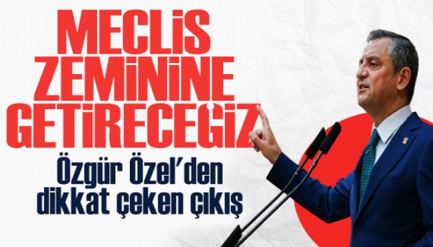 Özgür Özel'den motokuryeler için mesaj: Meclis zeminine getireceğiz