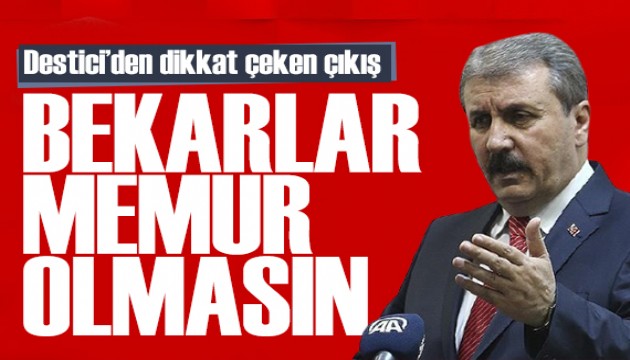 Destici'den dikkat çeken çıkış: Evlenmeyeni işe almayacaksın