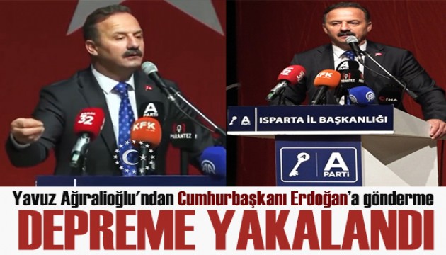 Depreme yakalanan Yavuz Ağıralioğlu'ndan esprili gönderme