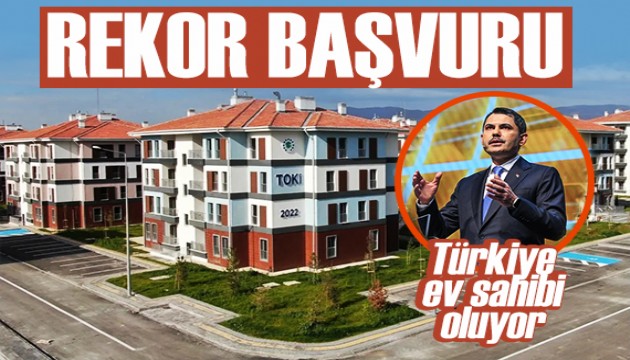 Bakan Kurum açıkladı: Yüzyılın Konut Projesi'ne rekor başvuru!