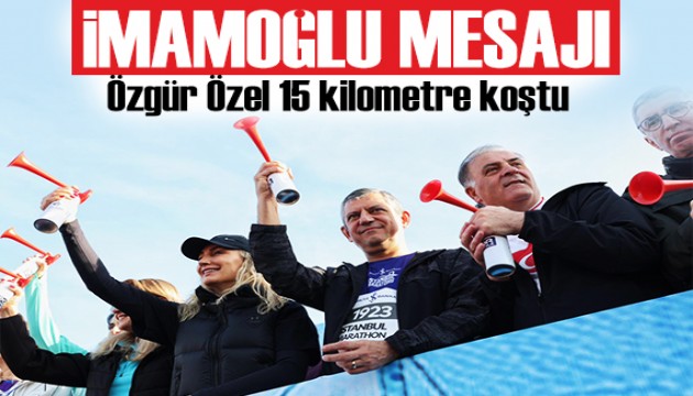 İstanbul Maratonu'na Ekrem İmamoğlu'ndan mektup