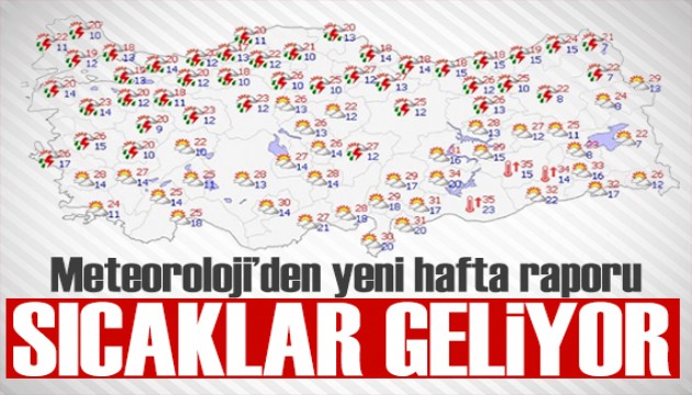 Meteoroloji'den hava durumu açıklaması: Yaz sıcakları geliyor