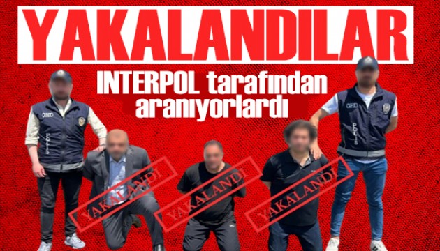 Kırmızı ve mavi bültenle aranıyorlardı! Yakalandılar
