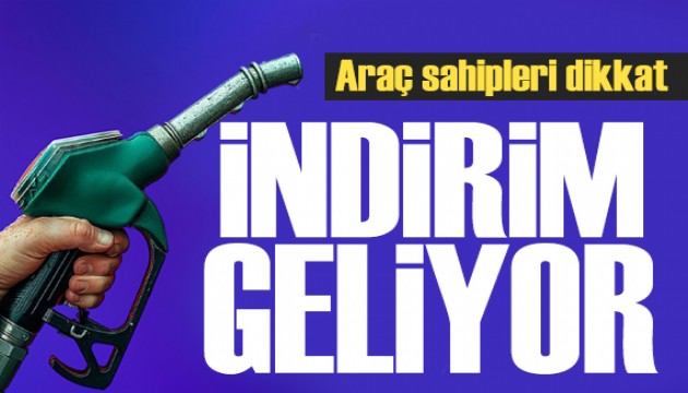 Araç sahiplerini sevindirecek haber: Motorine bu kez indirim geliyor